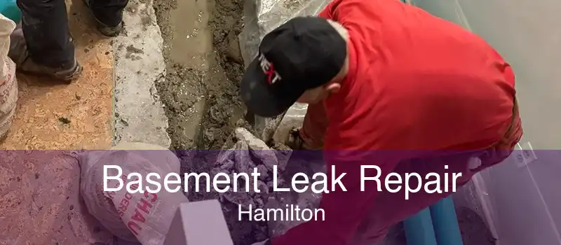 Basement Leak Repair Hamilton