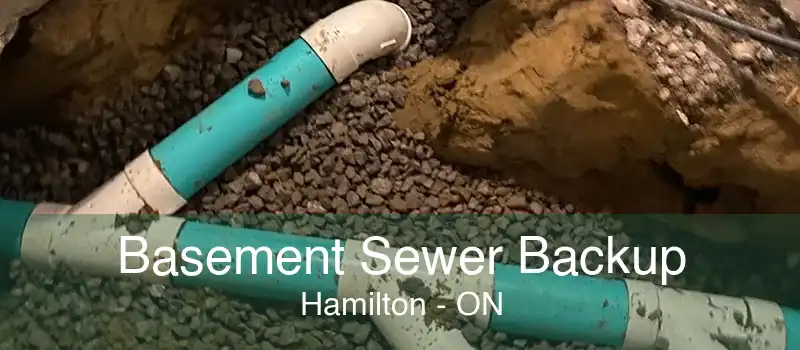 Basement Sewer Backup Hamilton - ON