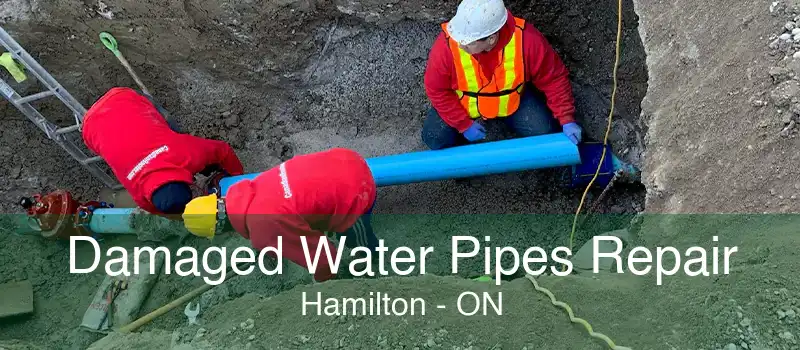 Damaged Water Pipes Repair Hamilton - ON