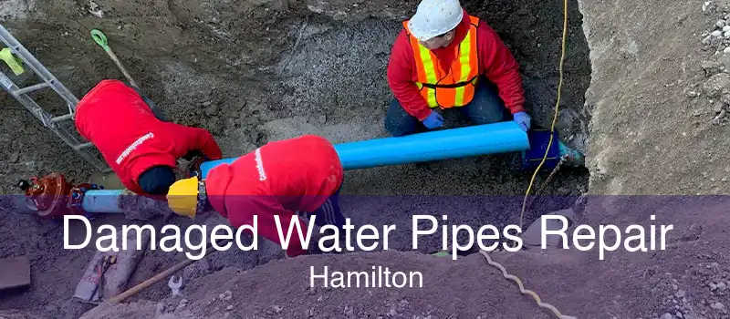 Damaged Water Pipes Repair Hamilton