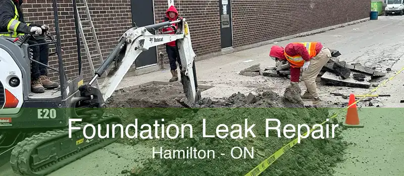 Foundation Leak Repair Hamilton - ON