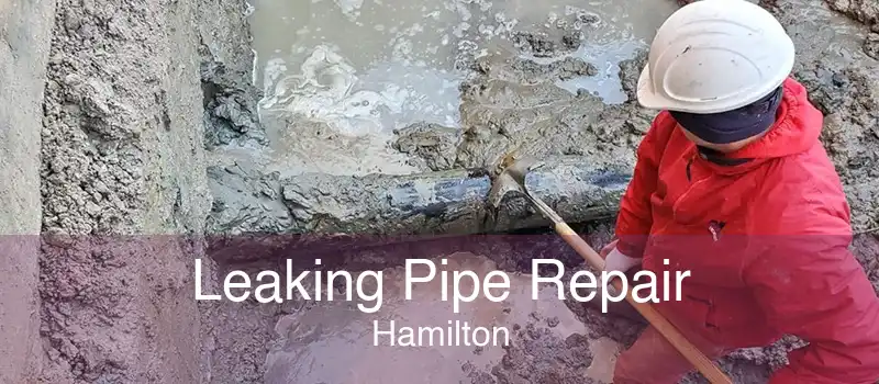 Leaking Pipe Repair Hamilton
