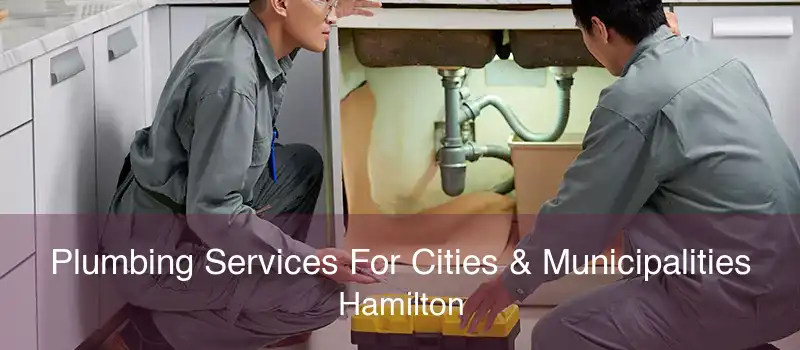 Plumbing Services For Cities & Municipalities Hamilton